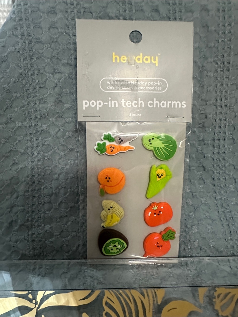 heyday Pop-In Tech Charms - Green, Orange, Red NWT